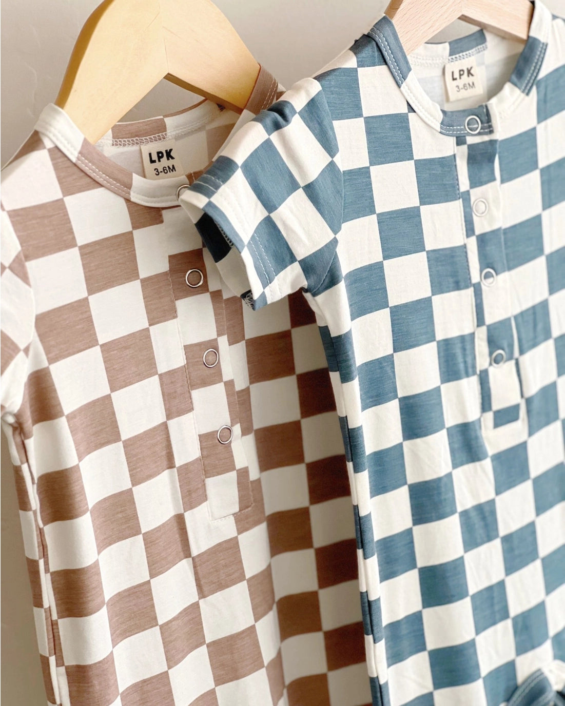 Bamboo Checkered Jumpsuit | Blue