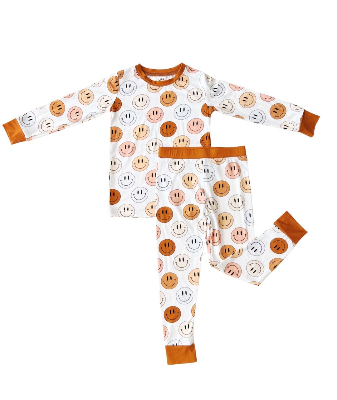 Smiley Bamboo Two Piece Set | Copper