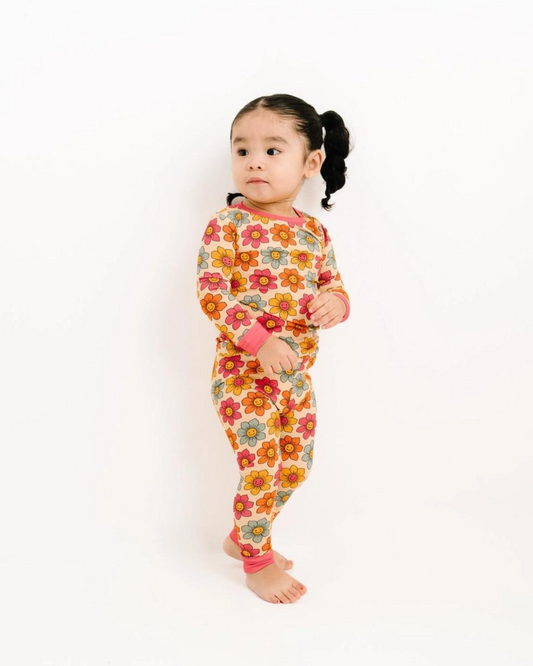 Smiley Flower Bamboo Set